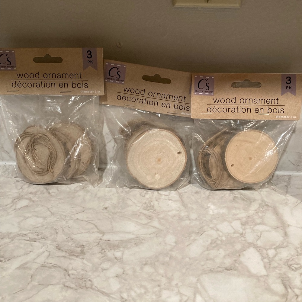 Wood ornaments